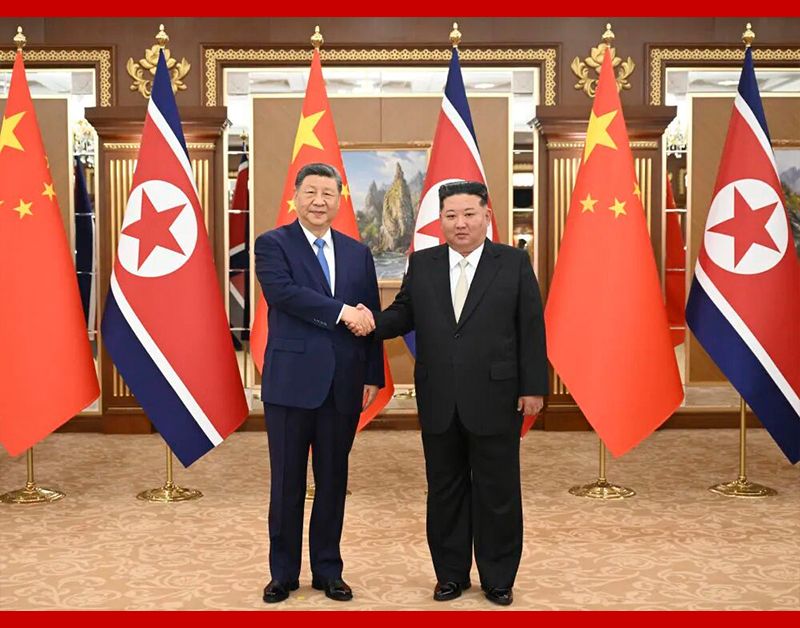 习近平同金正恩举行会谈
